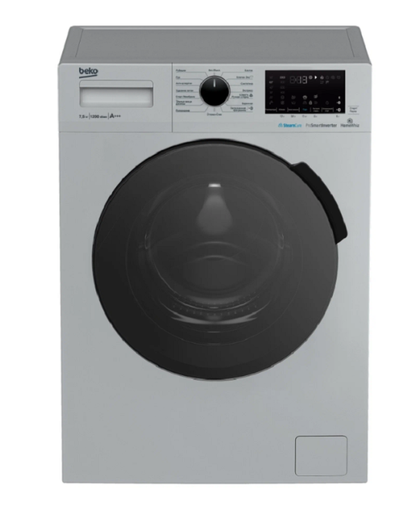 Технопапа · Стиральная машина BEKO WSPE7H616S 7322810002 grey/black