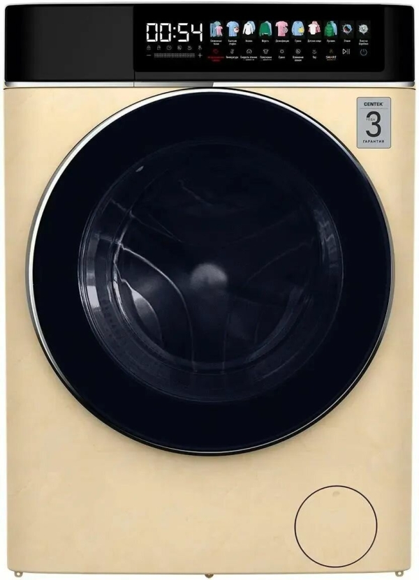 Технопапа · Стиральная машина CENTEK CT-1949, с фронтальной загрузкой, с паром, 10кг