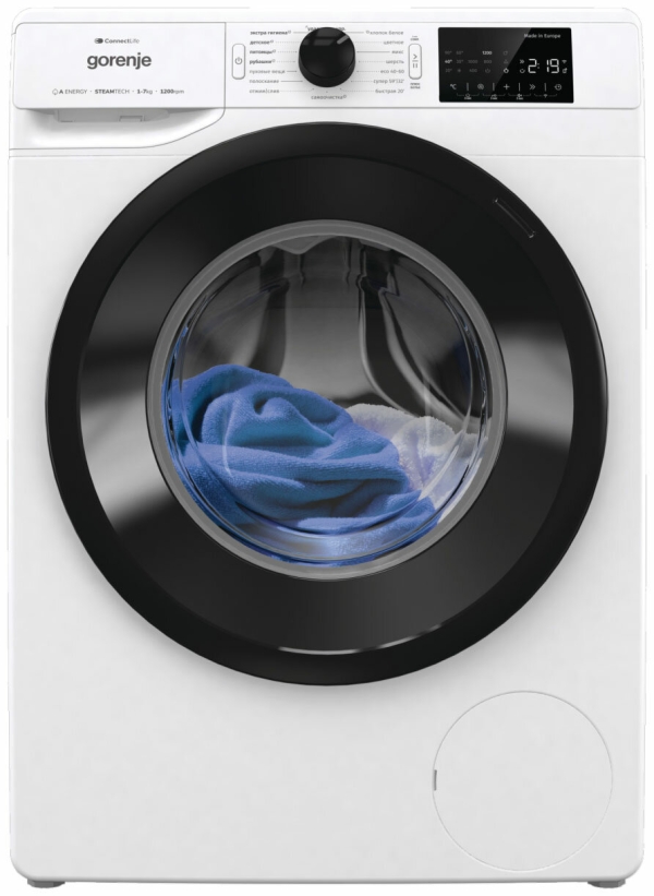 Технопапа · Стиральная машина Gorenje WPNEI72SA1SWIFI/C автомат 7 кг, белый
