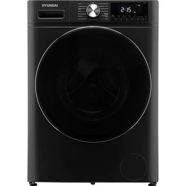 Технопапа · Стиральная машина Hyundai WMA8407, загрузка 8 кг, A+++, 16 программ, темно-серый