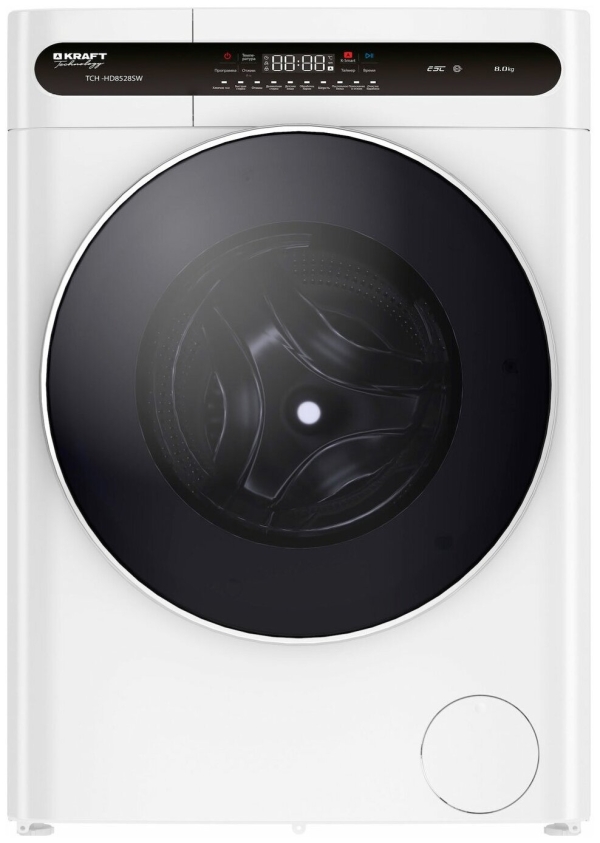 Технопапа · Стиральная машина Kraft Technology TCH-HD8528SW 8 кг, белый