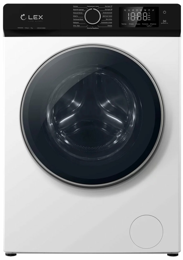 Технопапа · Стиральная машина LEX LWM12012WBlID автомат 12 кг, белый