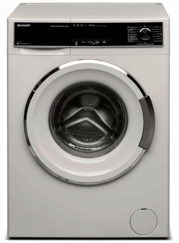 Технопапа · Стиральная машина фронтальная SHARP ES712RW белый