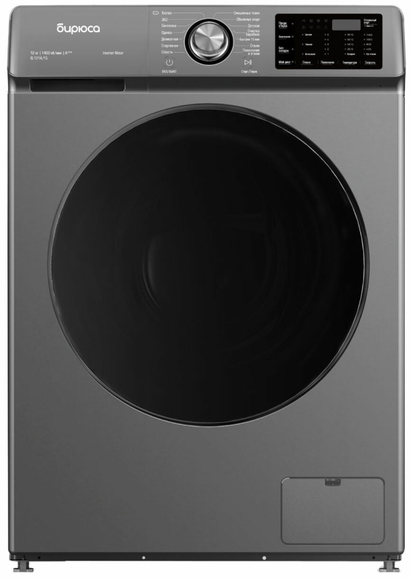 Технопапа · Стиральная машина Бирюса WM-SL1214/15 M 12 кг, серебристый