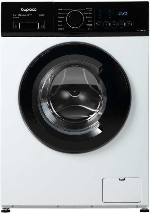 Технопапа · Стиральная машина БИРЮСА WM-SL610/15, с функцией пара, инверторный двигатель, макс. загрузка 6 кг, белый