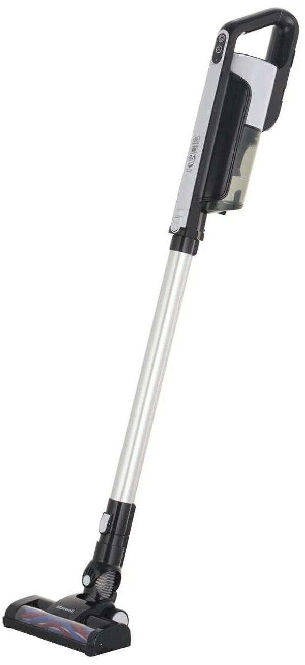 Технопапа · Пылесос MAXWELL MW-3246, вертикальный, аккумуляторный, сухая уборка, черный