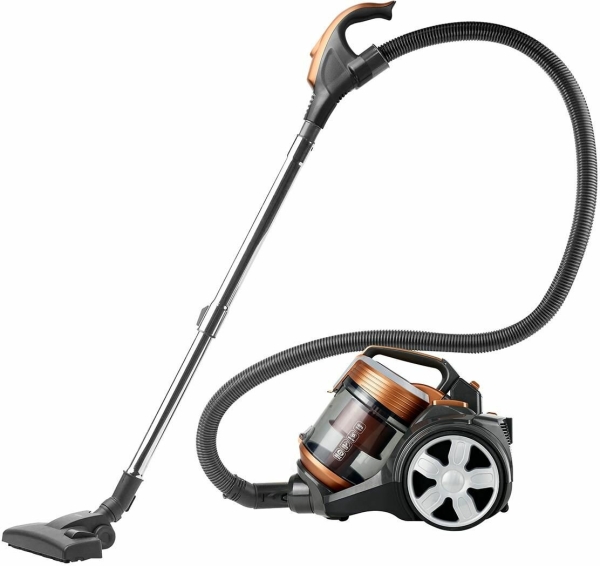 Технопапа · CENTEK Пылесос бытовой напольный CT-2543, 2400 Вт, черный/коричневый