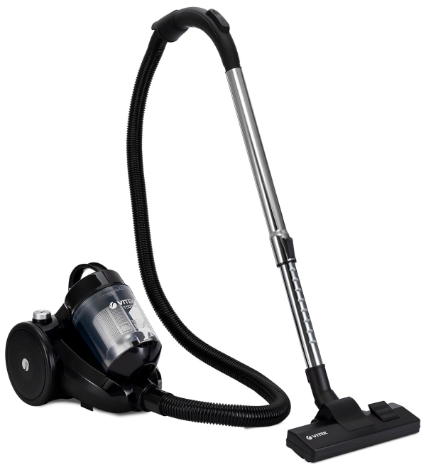 Технопапа · Пылесос напольный Vitek VT-1841, 1500 Вт, черный