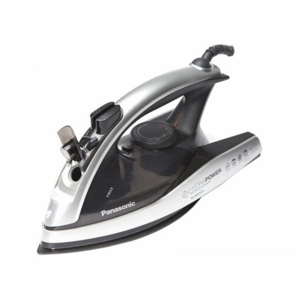 Технопапа · Паровой утюг Panasonic NI-W950, 2400 Вт, подошва Alumite, черный/металик
