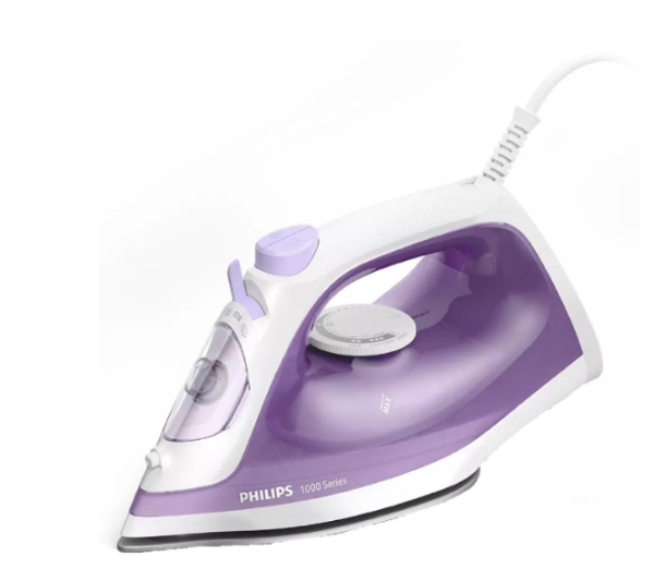 Технопапа · Утюг PHILIPS DST3020, мощность 2200Вт, вертикальный пар, керамическая подошва, фиолетовый