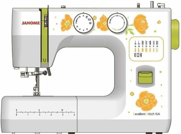 Технопапа · Швейная машина Janome Excellent Stitch 15A белый