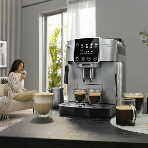 Технопапа · Кофемашина DeLonghi Magnifica Start ECAM220.30. SB, для эспрессо и капучино, автоматическая очистка