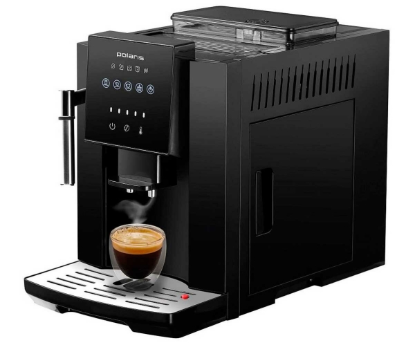 Технопапа · Кофемашина автоматическая Polaris PACM 2041SW, давление 20 бар, Черный