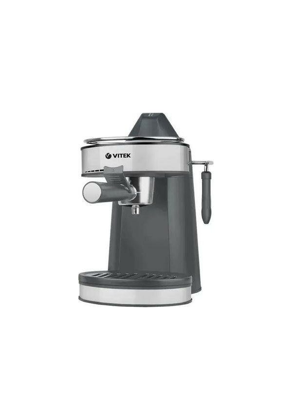 Технопапа · Кофеварка рожковая Vitek VT-1524 750Вт, серый