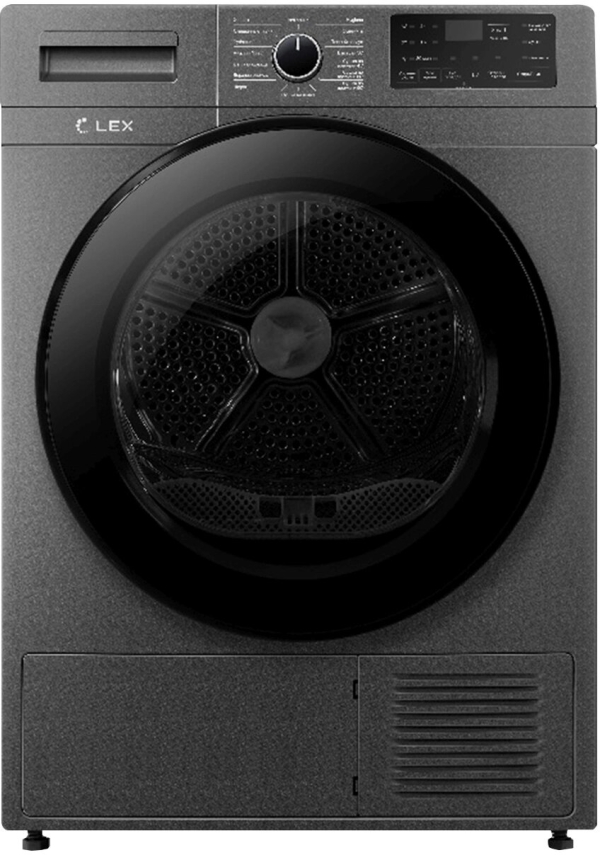 Технопапа · LEX CHKO100018 Сушильная машина LDM10GrD серый, 10 кг, сушка - конденсационная, программ - 16, 60 x 85 x 62 см
