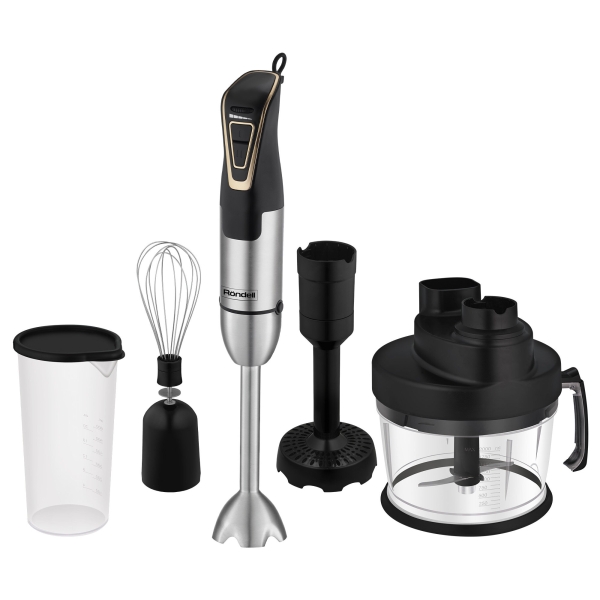 Технопапа · Блендер Rondell RDE-1303, погружной, черный/нержавеющая сталь