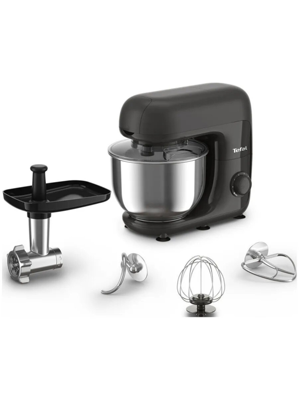 Технопапа · Кухонная машина Tefal Bake Essential, 800Вт, 6 скоростей, 4,8л