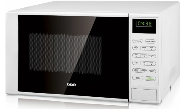 Технопапа · Микроволновая печь BBK 20MWG-735S/W, 700Вт, 20л, белый