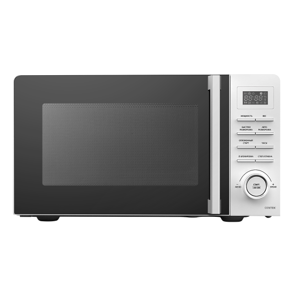Технопапа · Микроволновая печь CENTEK CT-1562 20 л, 1100 Вт, мощность микроволн 700 Вт, белый
