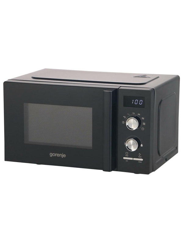Технопапа · Микроволновая печь соло Gorenje MO20A3BH черная