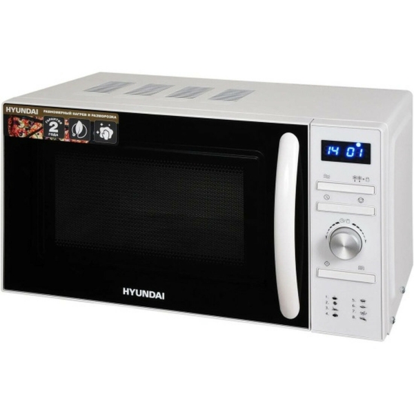 Технопапа · Микроволновая печь Hyundai HYM-D3027, эмаль, 700Вт, 20л