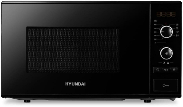 Технопапа · Микроволновая печь HYUNDAI HYM-D3032, объем 20 л, мощность 700 Вт, черный