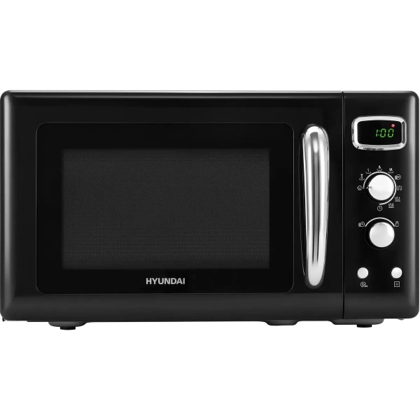 Технопапа · Микроволновая печь Hyundai HYM-D3040 23 л, мощность микроволн 800 Вт, черный