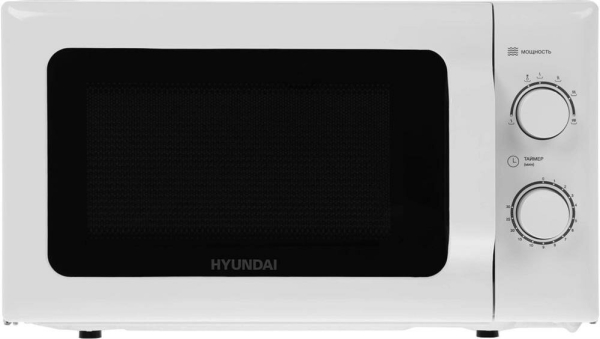 Технопапа · Микроволновая печь HYUNDAI HYM-M2051, объем 20 л, мощность 700 Вт, белый