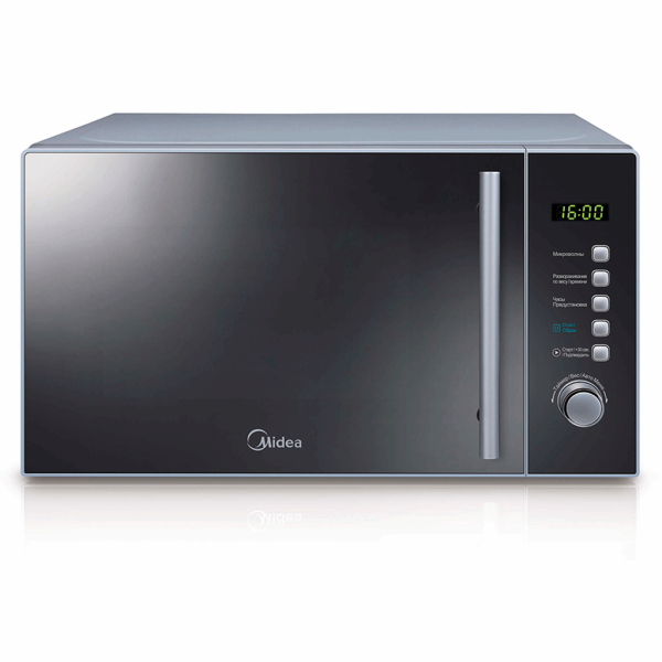 Технопапа · Микроволновая печь Midea AM820CMF, 20 л, мощность 800 Ватт, черный
