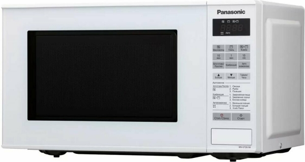 Технопапа · Микроволновая печь Panasonic NN-GT261WZPE, 20л, 800 Вт, белый