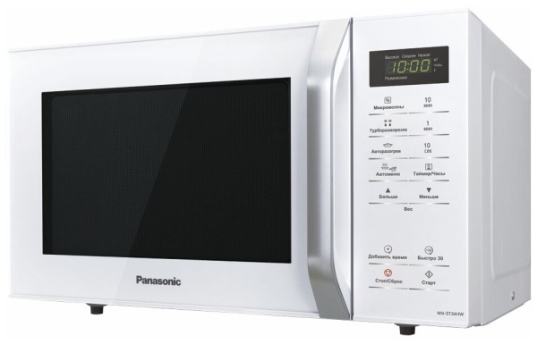 Технопапа · Микроволновая печь - СВЧ Panasonic NN-ST34HWZPE, белый