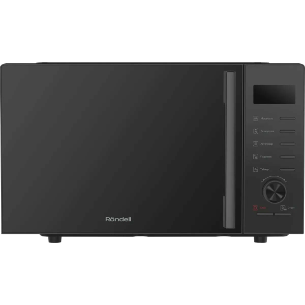 Технопапа · Микроволновая печь Rondell RDE-MW235 объем 23л. мощность 800Вт черный, 8 программ, 5 режимов мощности
