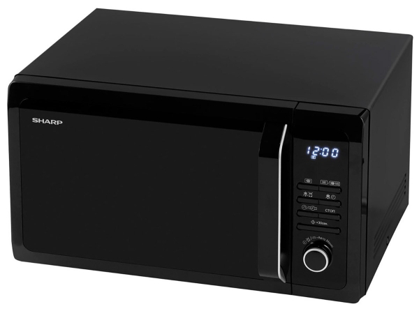 Технопапа · Микроволновая печь - СВЧ Sharp R2852RK, черная