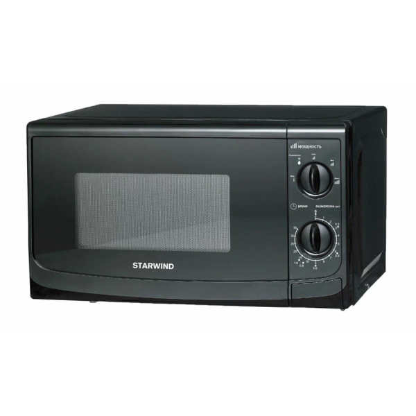 Технопапа · Микроволновая печь StarWind SWM5720, мощность 700Вт, объем 20 литров, цвет черный