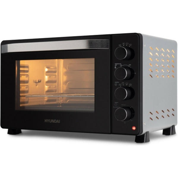 Технопапа · Мини-печь HYUNDAI MIO-HY081, конвекция, гриль, механическое управление, 38л, 2000Вт