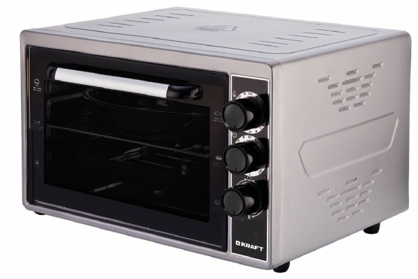 Технопапа · Мини-печь электрическая Kraft KF-MO 3200 GR, серебристый