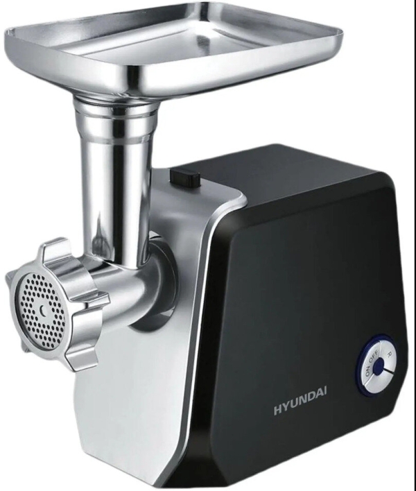 Технопапа · Мясорубка Hyundai HY-MG4422 1200Вт черный/серебристый