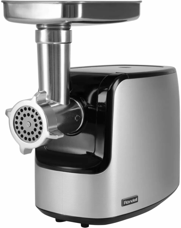 Технопапа · Мясорубка Rondell RDE-1458 стальной 600 Вт (770 Вт при блокировке), 6 скоростей, 6 режимов