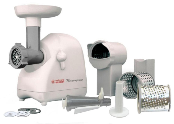 Технопапа · Мясорубка Помощница Белвар КЭМ-П2У-302-09 1500Вт, шинковка, соковыжималка, реверс