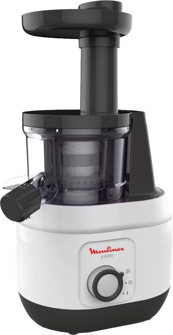 Технопапа · Шнековая соковыжималка Moulinex Juiceo ZU150110, белая/черная