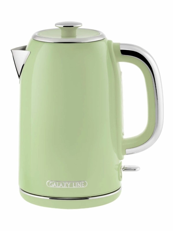 Технопапа · GALAXY Электрический чайник GL 0344, 1.7 л, 2200 Вт, зеленый