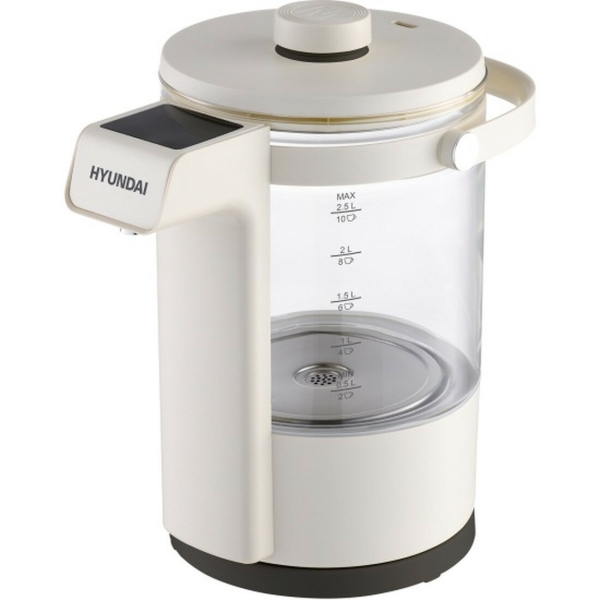 Технопапа · Чайник Hyundai HYK-G7700, мощность 2200 Вт, нержавеющая сталь