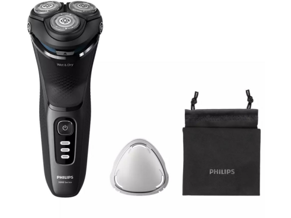 Технопапа · Бритва роторная S3244/12 реж. эл:3 питан: аккум. черный