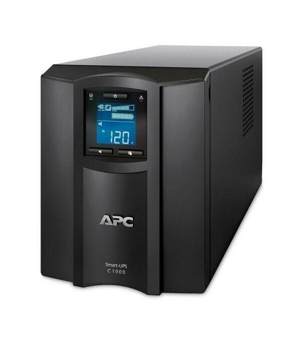 Технопапа · Источник бесперебойного питания APC Smart-UPS C SMC1000IC 600Вт 1000ВА черный