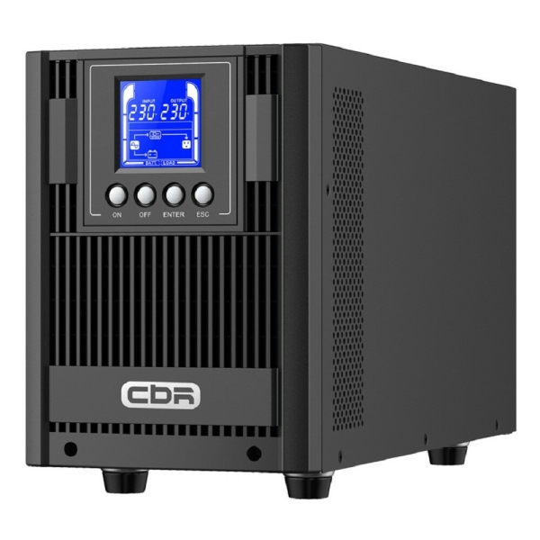 Технопапа · CBR Tech ИБП CBR ESN-2KT-4F-LCHERSC Online 2000VA 2000W Tower 4 x Schuko, LCD, HID-USB, RS232, EPO, SNMP slot