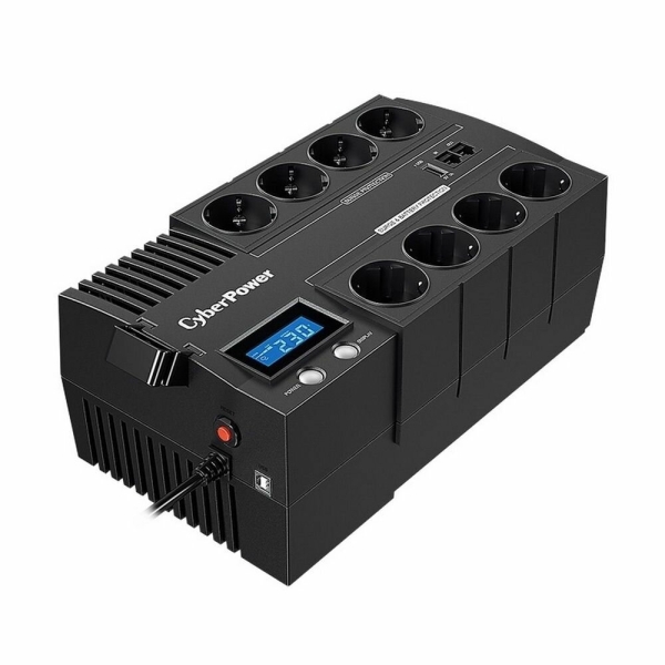 Технопапа · ИБП Line-Interactive CyberPower BR700ELCD 700VA/420W USB/RJ11/45/USB charger A (4+4 EURO)