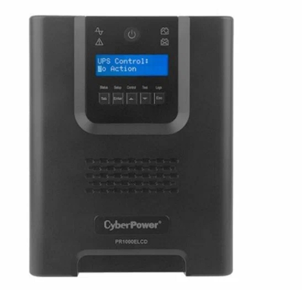 Технопапа · ИБП CyberPower PR1500ELCD, 1500VA/1350W USB/RS-232/EPO/SNMPslot (8 IEC С13)