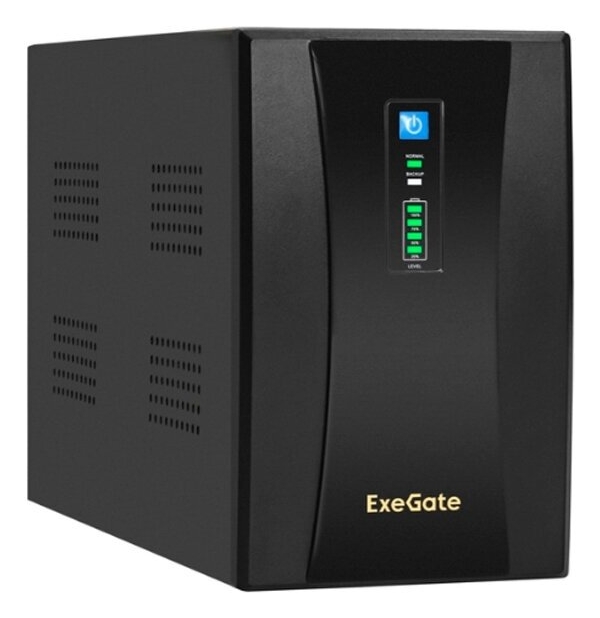 Технопапа · Блок бесперебойного питания ExeGate SpecialPro UNB-2200. LED. AVR.4C13. RJ. USB EX292612RUS black