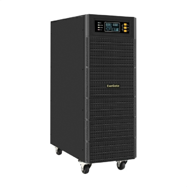 Технопапа · Exegate EX296952RUS ИБП On-line ExeGate PowerExpert TL-575-6kVA.240V. LCD. AVR. T. USB. RS232. SNMP <6000VA/6000W, On-Line, PF=1, LCD, клеммы, RS232, USB, SNMP-slot, встроенные батареи 12V 7.2Ah -20шт, возм