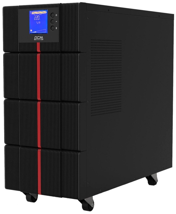 Технопапа · Powercom MAC-10K ИБП MACAN, On-Line, 10000VA / 10000W, Tower, IEC, LCD, Serial+USB, SmartSlot, подкл. доп. батарей